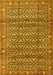 Machine Washable Persian Yellow Traditional Rug, wshtr4360yw