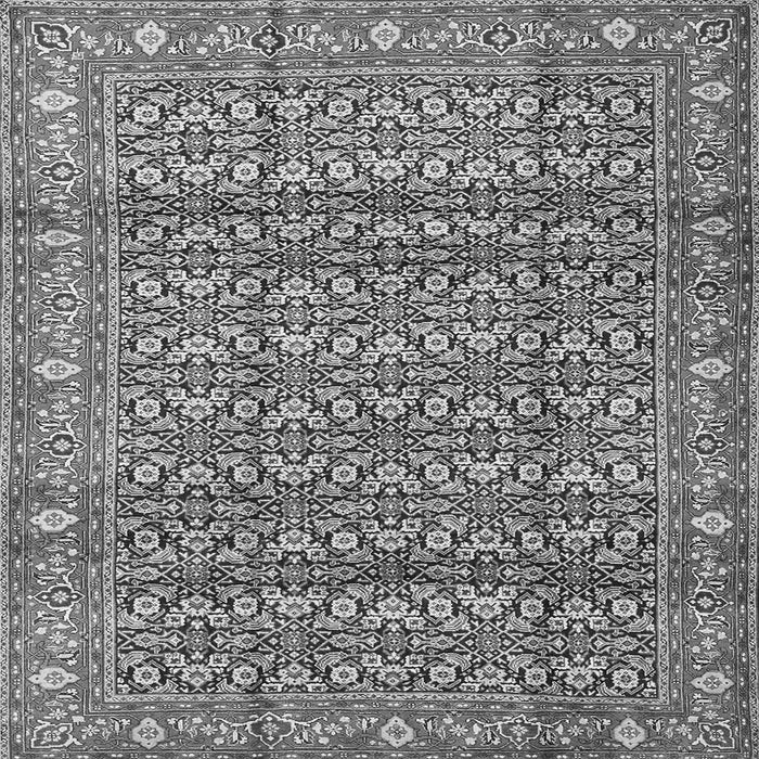 Serging Thickness of Persian Gray Traditional Rug, tr4360gry