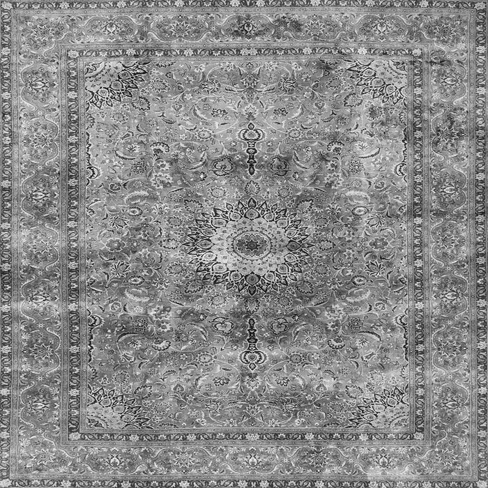 Serging Thickness of Persian Gray Traditional Rug, tr4361gry