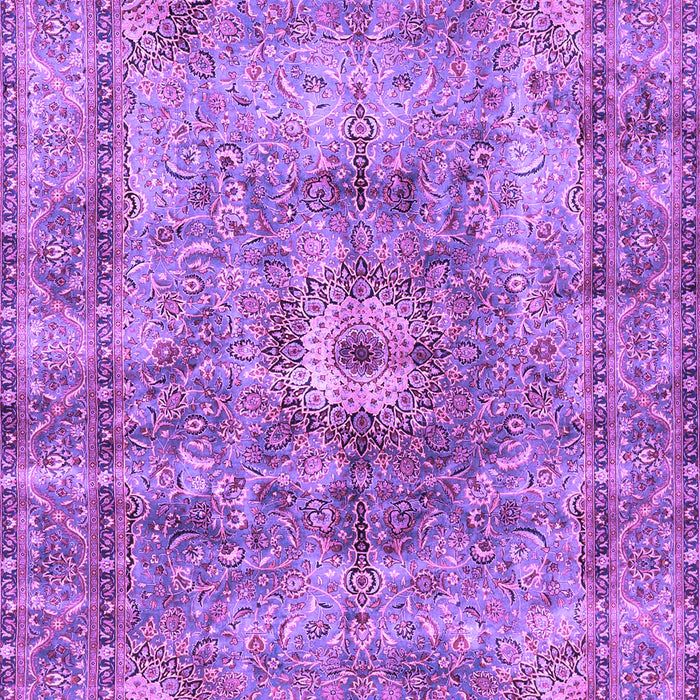 Machine Washable Persian Purple Traditional Area Rugs, wshtr4361pur