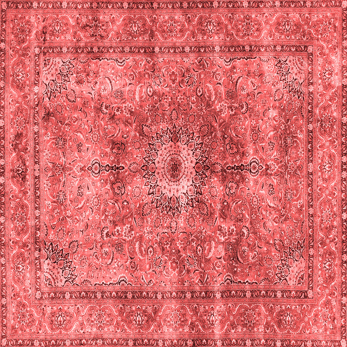 Machine Washable Persian Red Traditional Rug, wshtr4361red