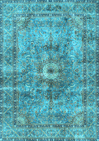 Persian Light Blue Traditional Rug, tr4361lblu