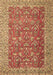 Machine Washable Persian Brown Traditional Rug, wshtr4362brn