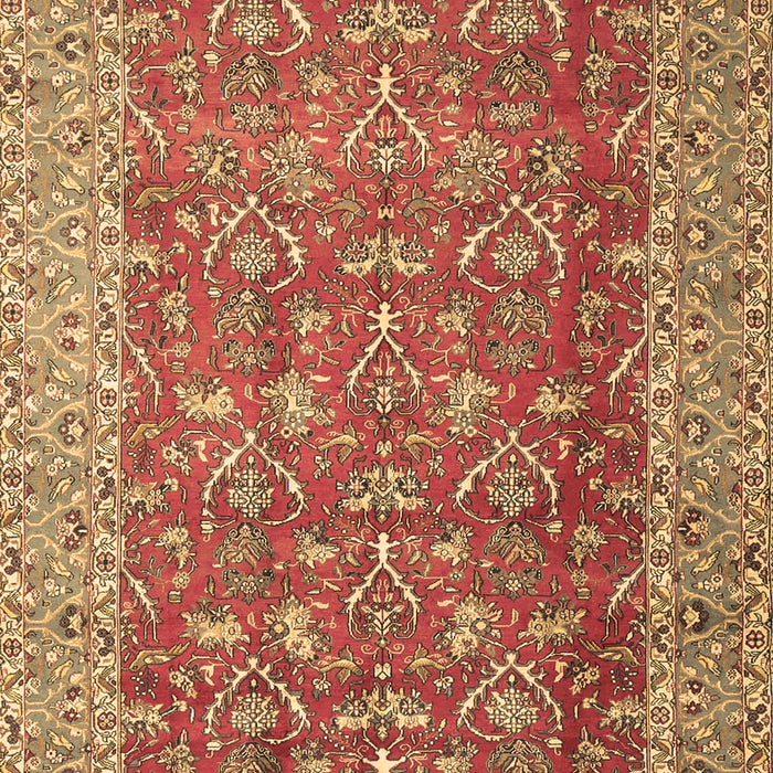 Machine Washable Persian Brown Traditional Rug, wshtr4362brn