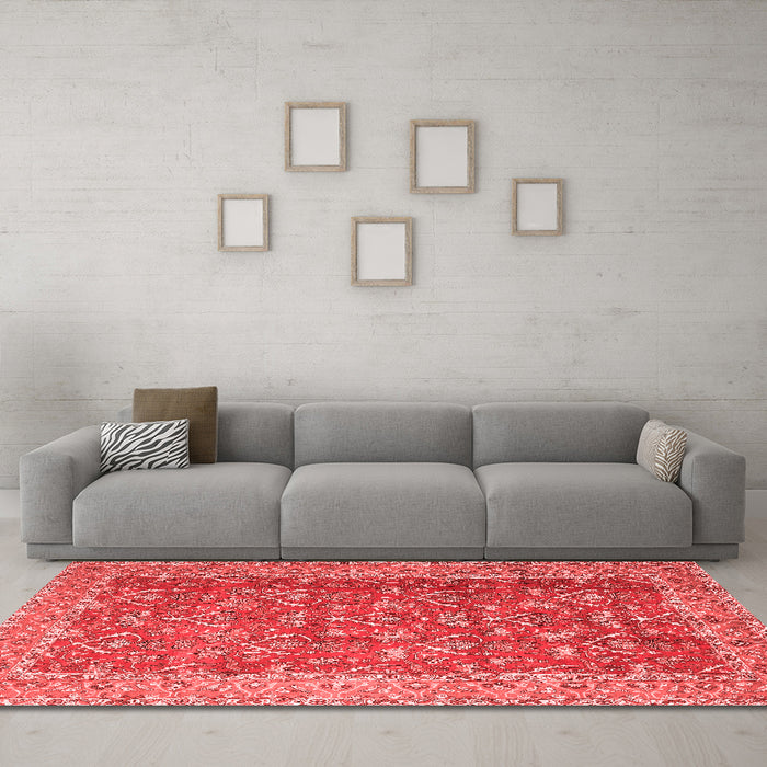 Traditional Red Washable Rugs