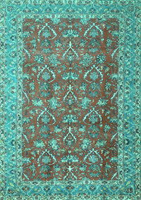 Persian Turquoise Traditional Rug, tr4362turq