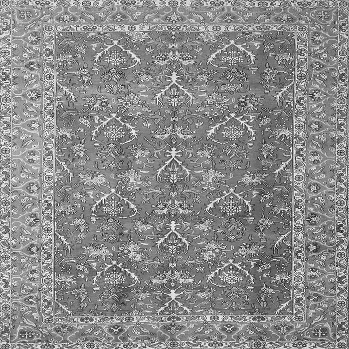Serging Thickness of Persian Gray Traditional Rug, tr4362gry
