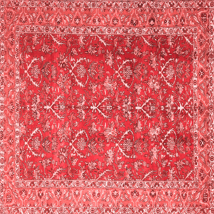 Machine Washable Persian Red Traditional Rug, wshtr4362red