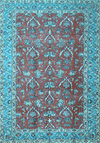 Persian Light Blue Traditional Rug, tr4362lblu