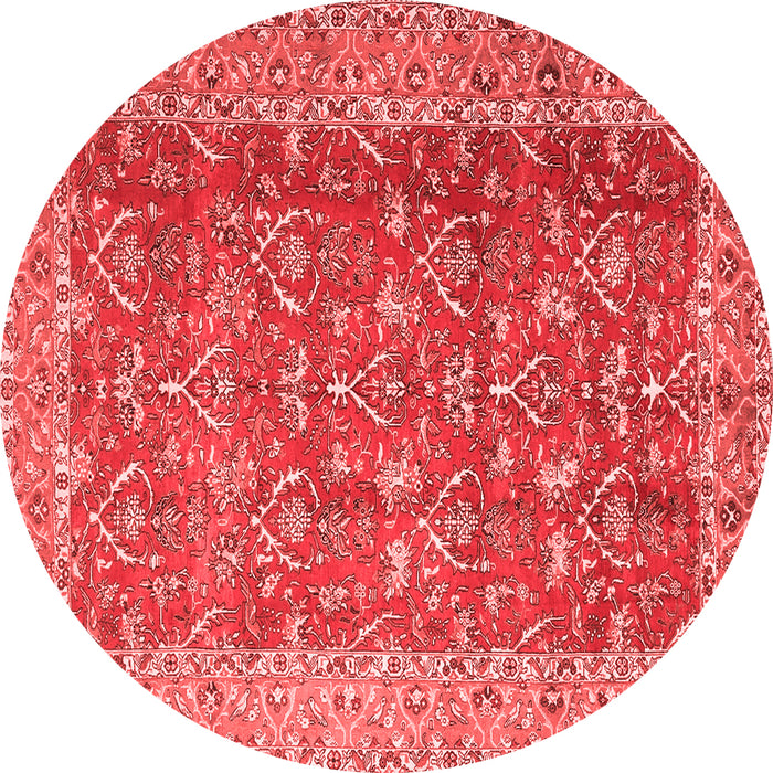Machine Washable Persian Red Traditional Rug, wshtr4362red
