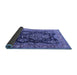 Sideview of Persian Blue Traditional Rug, tr4363blu