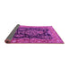 Sideview of Persian Pink Traditional Rug, tr4363pnk