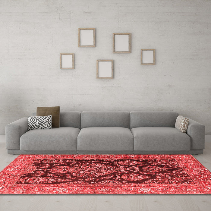 Traditional Red Washable Rugs