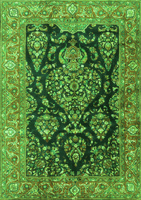 Persian Green Traditional Rug, tr4363grn