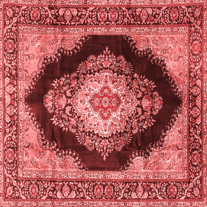 Medallion Red Traditional Rug, tr4364red