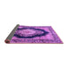 Sideview of Medallion Purple Traditional Rug, tr4364pur