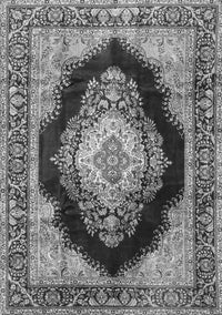 Medallion Gray Traditional Rug, tr4364gry