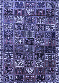 Animal Blue Traditional Rug, tr4365blu