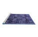 Sideview of Machine Washable Animal Blue Traditional Rug, wshtr4365blu