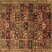 Square Machine Washable Animal Brown Traditional Rug, wshtr4365brn