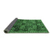 Sideview of Animal Emerald Green Traditional Rug, tr4365emgrn