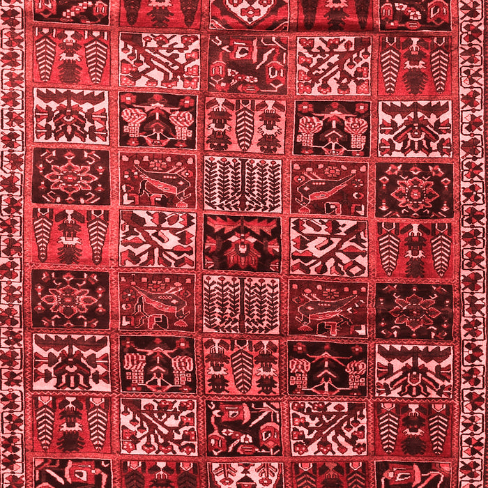 Machine Washable Animal Red Traditional Rug, wshtr4365red