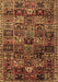 Machine Washable Animal Brown Traditional Rug, wshtr4365brn