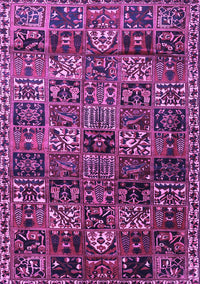 Animal Purple Traditional Rug, tr4365pur