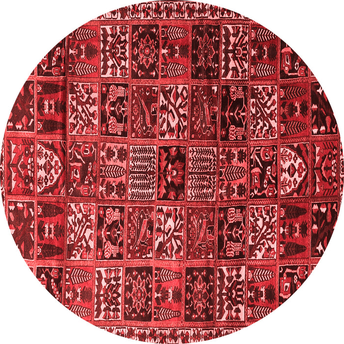 Machine Washable Animal Red Traditional Rug, wshtr4365red