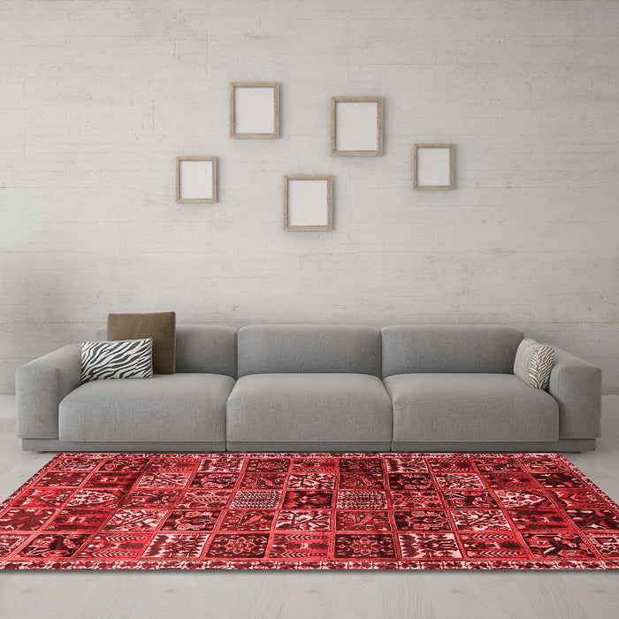Traditional Red Washable Rugs