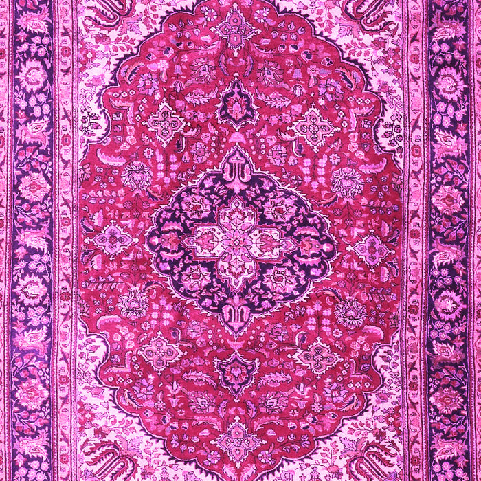 Medallion Pink Traditional Rug, tr4366pnk