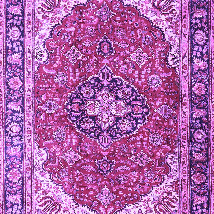 Medallion Purple Traditional Rug, tr4366pur