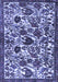 Machine Washable Persian Blue Traditional Rug, wshtr4367blu