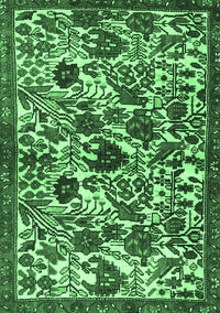 Persian Emerald Green Traditional Rug, tr4367emgrn