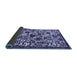 Sideview of Persian Blue Traditional Rug, tr4367blu