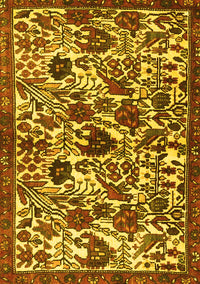 Persian Yellow Traditional Rug, tr4367yw