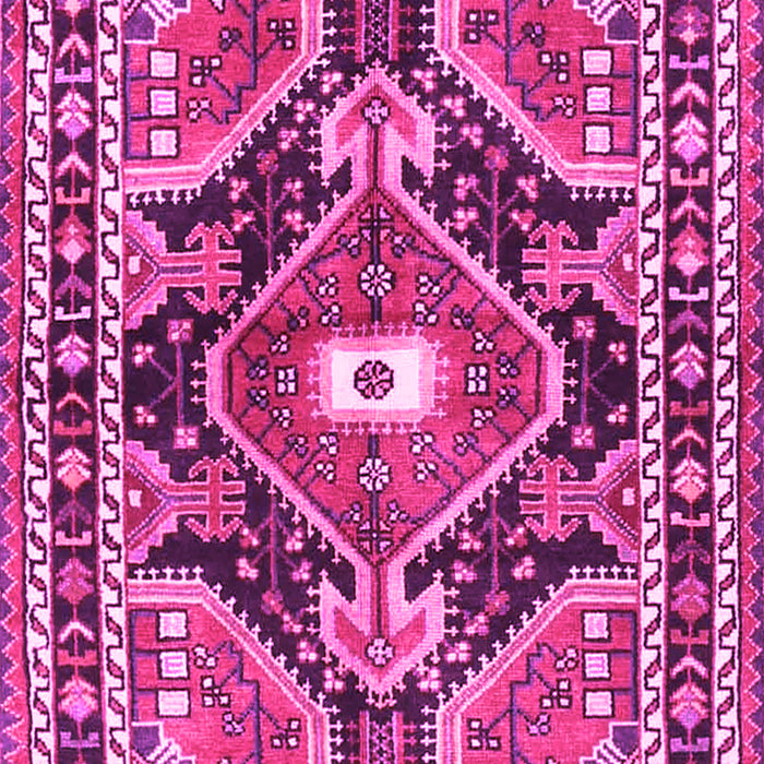 Medallion Pink Traditional Rug, tr4368pnk