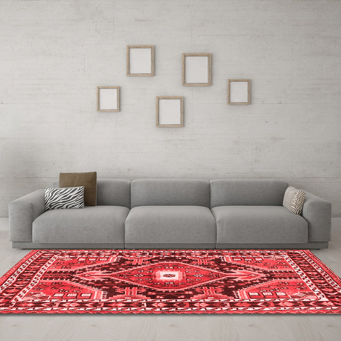 Traditional Red Washable Rugs
