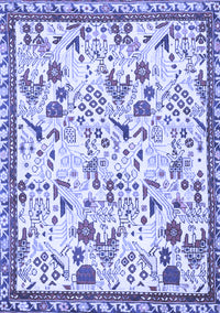 Animal Blue Traditional Rug, tr4369blu