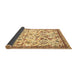 Sideview of Animal Brown Traditional Rug, tr4369brn