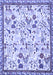 Machine Washable Animal Blue Traditional Rug, wshtr4369blu