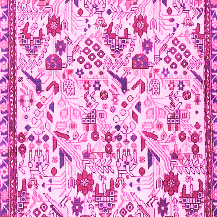 Animal Pink Traditional Rug, tr4369pnk