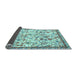 Sideview of Animal Light Blue Traditional Rug, tr4369lblu