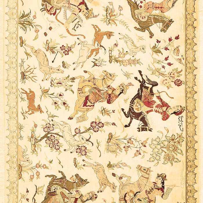 Animal Brown Traditional Rug, tr436brn