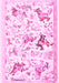 Animal Pink Traditional Rug, tr436pnk