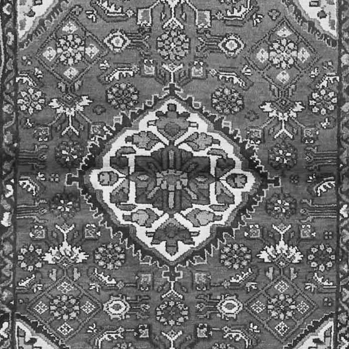 Medallion Gray Traditional Rug, tr4370gry