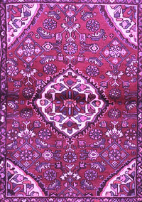 Medallion Purple Traditional Rug, tr4370pur