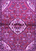 Medallion Purple Traditional Rug, tr4370pur