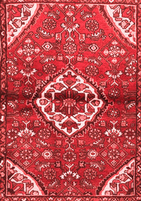 Medallion Red Traditional Rug, tr4370red