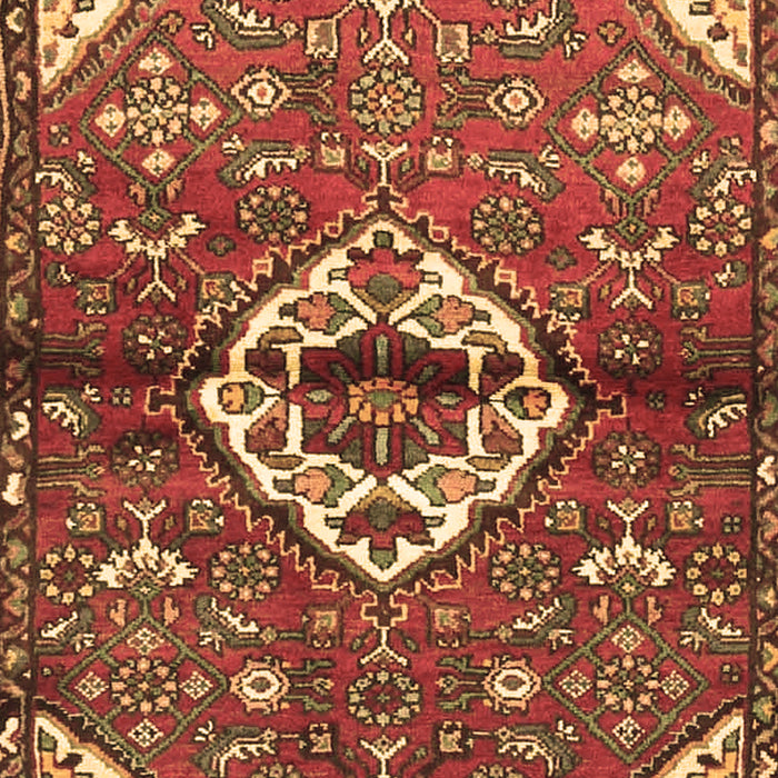 Medallion Brown Traditional Rug, tr4370brn